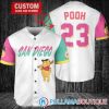 Personalized San Diego Padres Winnie The Pooh White Baseball Jersey, San Diego Baseball Jersey