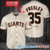 Morgan Wallen San Francisco Giants Gray Custom Baseball Jersey, Baseball Jersey San Francisco Giants