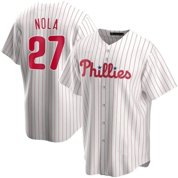 Philadelphia Phillies Aaron Nola Pinstripe MLB Baseball Jersey, MLB Phillies Jersey