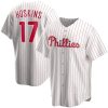 Philadelphia Phillies Rhys Hoskins Red MLB Baseball Jersey, MLB Phillies Jersey