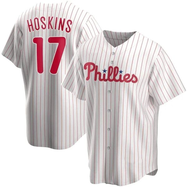 Philadelphia Phillies Rhys Hoskins Pinstripe MLB Baseball Jersey, MLB Phillies Jersey