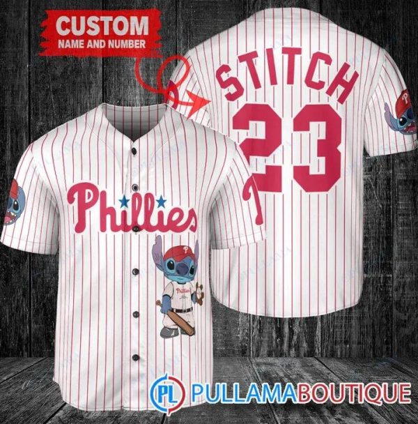 Philadelphia Phillies Stitch White Baseball Jersey, Phillies Baseball Jersey