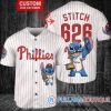 Philadelphia Phillies Stitch With Trophy Red Baseball Jersey, Phillies Baseball Jersey