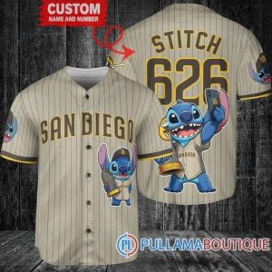 San Diego Padres Stitch With Trophy Baseball Jersey