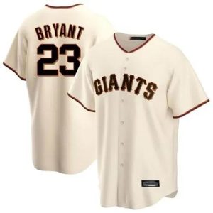 San Francisco Giants Kris Bryant White MLB Baseball Jersey