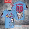St. Louis Cardinals Mickey And Minnie With Trophy White Baseball Jersey, MLB Cardinals Jersey