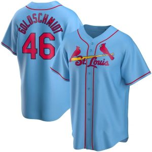 St. Louis Cardinals Paul Goldschmidt Light Blue MLB Baseball Jersey