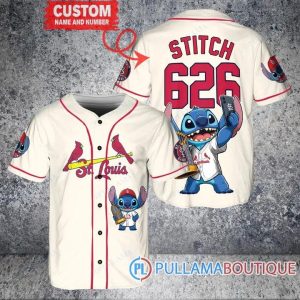 St. Louis Cardinals Stitch With Trophy Baseball Jersey