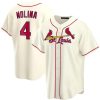 St. Louis Cardinals Yadier Molina Light Blue MLB Baseball Jersey, MLB Cardinals Jersey