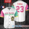 Star Wars Baby Yoda San Diego Padres Brown Custom Baseball Jersey, San Diego Baseball Jersey