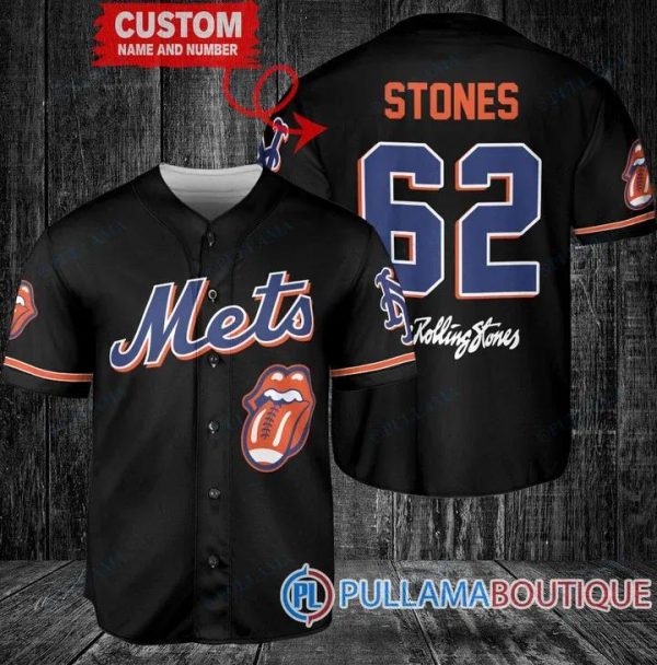 The Rolling Stone New York Mets Custom Baseball Jersey, Cheap Mets Jerseys
