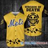 Zoro One Piece Straw Hats New York Mets Custom Baseball Jersey, Cheap Mets Jerseys