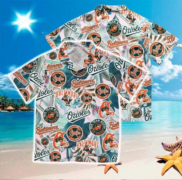 Baltimore Orioles Mascot MLB Hawaiian Shirt, Baltimore Orioles Hawaiian Shirt