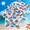 Chicago Cubs Tropical Leaves MLB Hawaiian Shirt, Chicago Cubs Tropical Shirt