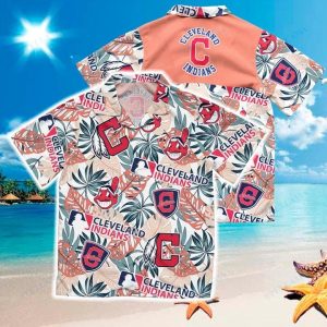 Cleveland Indians Logo MLB Hawaiian Shirt